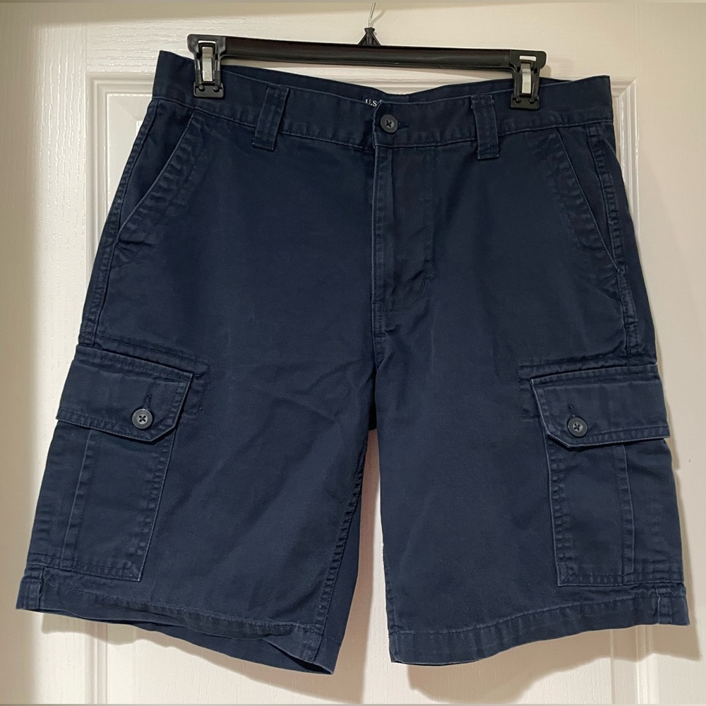 Blue Cargo shorts